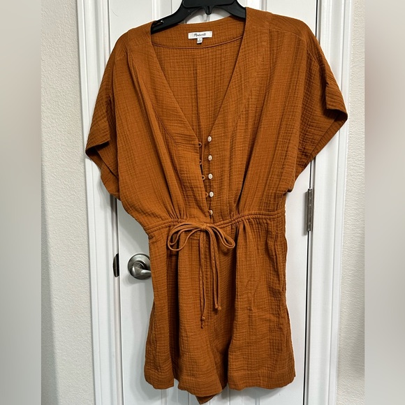 Madwell Other - Romper - Burnt Orange
